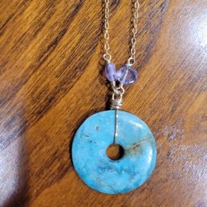 Necklace and matching earrings